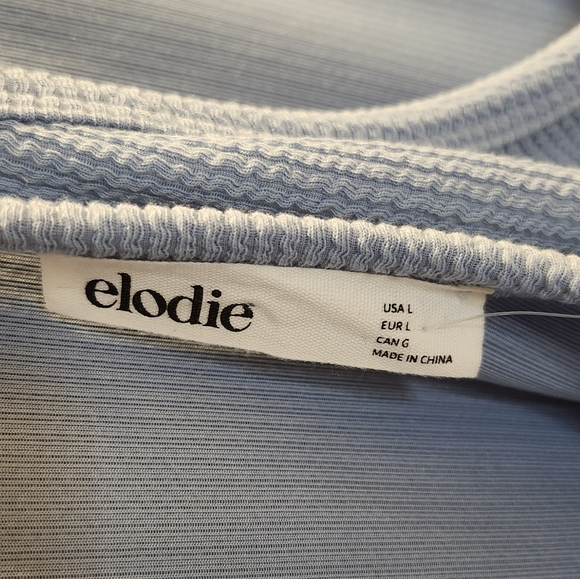 NWT- ELODIE Nordstrom Ribbed Knit Mini Dress with O-Ring on back. Size Large $15 - Picture 6 of 16